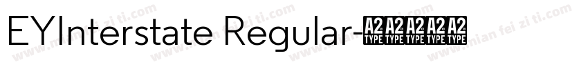 EYInterstate Regular字体转换